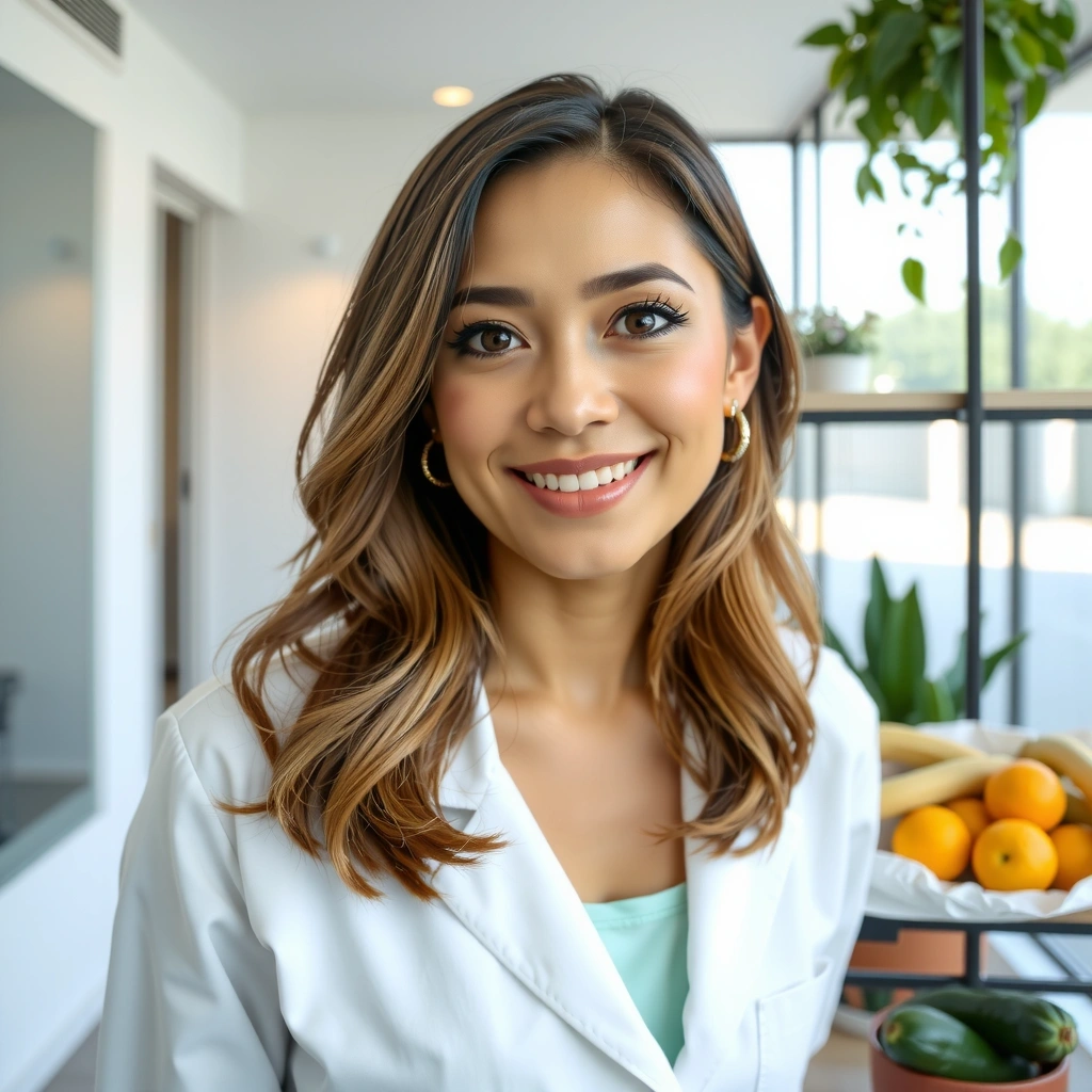 Porträt von Alex Musterfrau, Ihrer Ernährungsberaterin